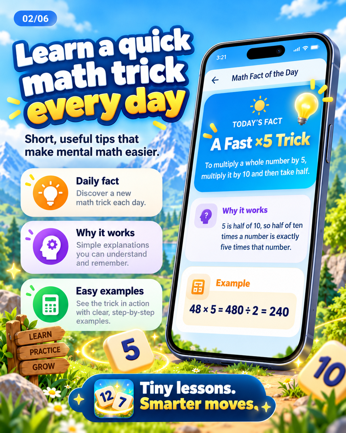 Number Target practice game modes