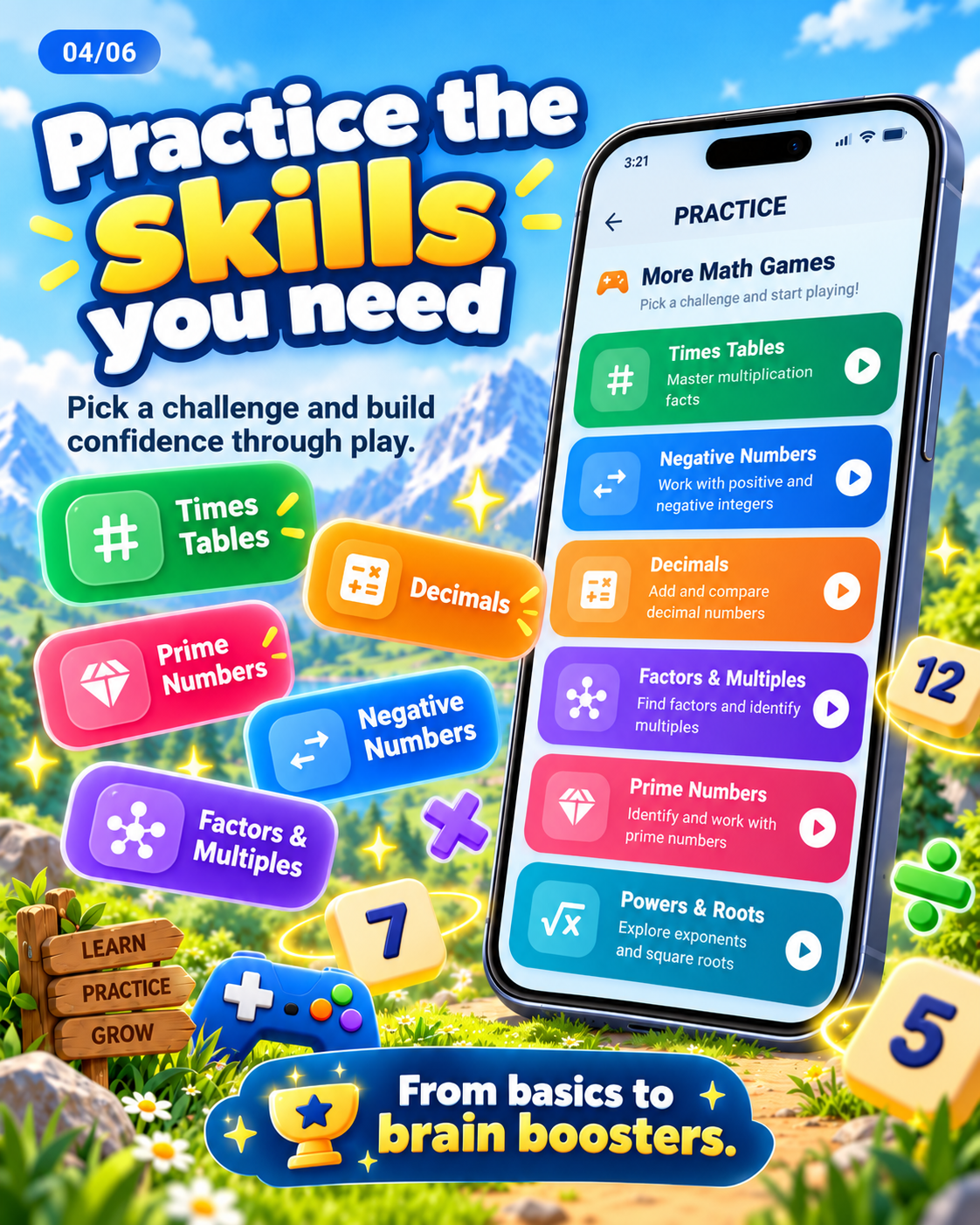 Number Target multilingual play and learning experience